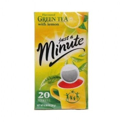 Zalioji-arbata-JUST-A-MINUTE-Lemon